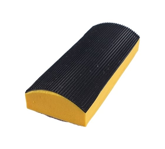 Изображение товара Профильная шлифовальная база под липучку внешний радиус Uniq tool 97x39 UTG-1007