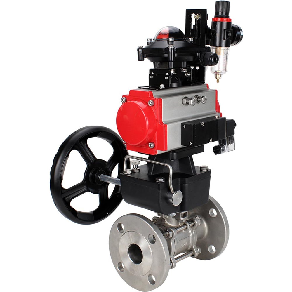 Изображение товара Шаровой кран DN.ru КШФПТ-ISO.304.180 Ду15 Ру40 нержавеющая сталь