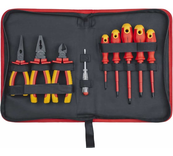 Изображение товара Набор инструмента ОНЛАЙТ 82 969 OHT-Ind01-H9 диэлектр, усиленные, 9 шт 82969