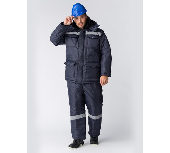 Изображение товара Зимний костюм с полукомбинезоном Факел Мерак-2 СОП (ткань Оксфорд) т.синий 87491253.017