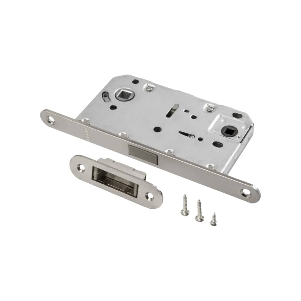 Изображение товара Магнитная дверная защелка PAULINIDOR Renz INLBM 5096 никель матовый для межкомнатных дверей