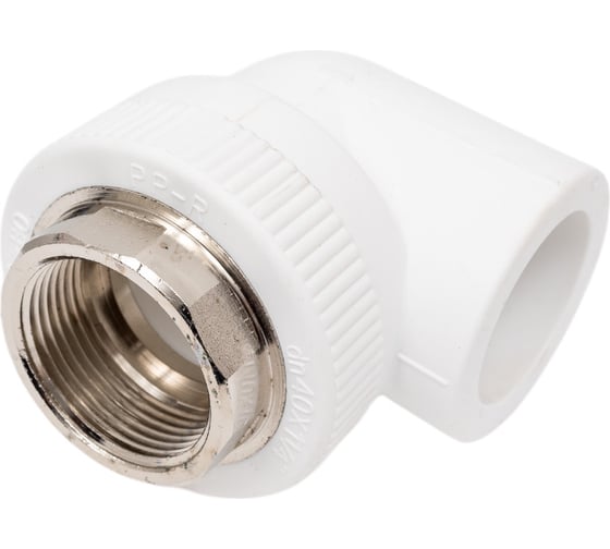 Изображение товара Комбинированный уголок Blue Ocean полипропиленовый ВР - 40x1,1/4 под ключ PPRF/HIT90E(W)-40x1,1/4"