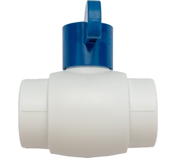 Изображение товара Кран шаровой Blue Ocean бабочка, (шар - пластик ABS) полипропиленовый для ХВС - 32 PPRF/BV/PPR/CW-B(W)-32