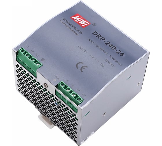 Изображение товара Блок питания MIWI на DIN-рейку DRP-240-24