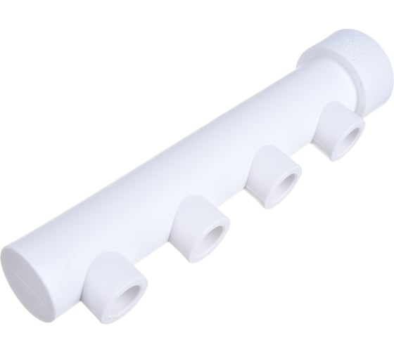 Изображение товара Коллектор Blue Ocean полипропиленовый 4 отвода - 40х20х4 PPRF/FCETA(W) -40х20х4