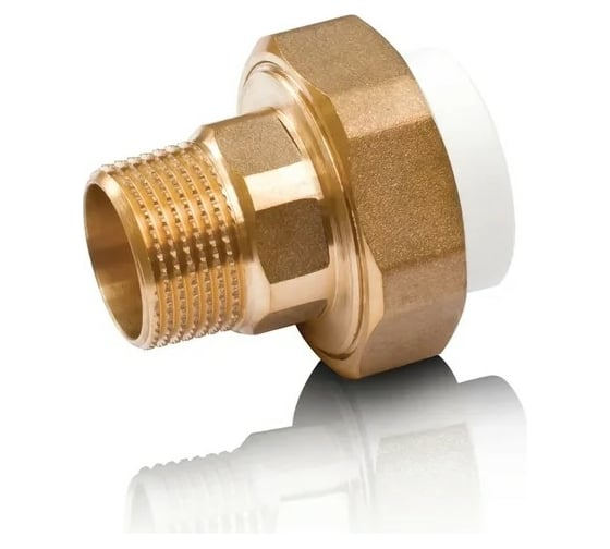 Изображение товара Комбинированная разъемная муфта американка Blue Ocean полипропиленовая, НР - 25x3/4 PPRF/UAM(W)-25