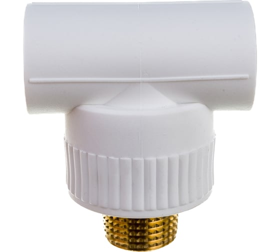 Изображение товара Комбинированный тройник Blue Ocean полипропиленовый, резьбовой НР - 20х1/2 PPRF/ETT(W)-20х1/2"