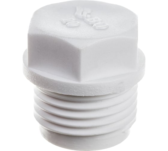 Изображение товара Заглушка Blue Ocean полипропиленовая, резьбовая НР - 1/2 PPRF/SCAPM(W) - 1/2"