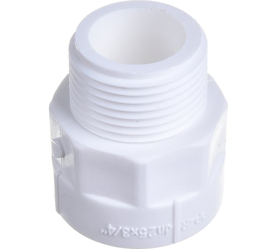 Изображение товара Комбинированная муфта Blue Ocean полипропиленовая с пластиковой резьбой НР - 25х3/4 PPRF/PPR-A/MT(W)-25х3/4"