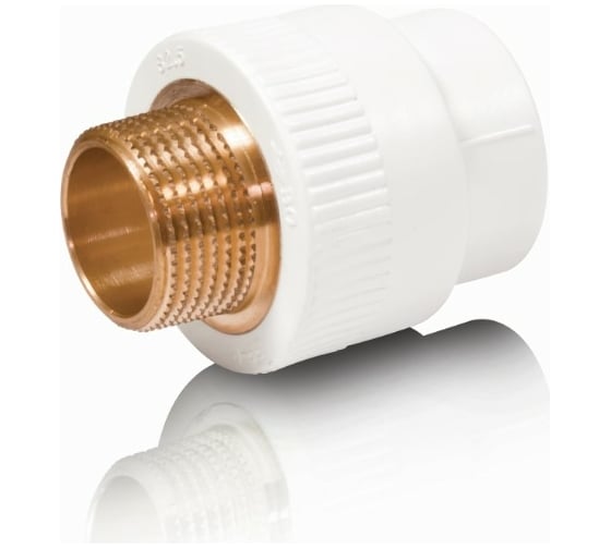 Изображение товара Комбинированная муфта Blue Ocean полипропиленовая НР - 32x1 1/8/64 PPRF/EA(W)-32х1"