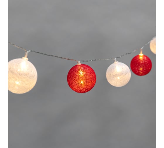 Изображение товара Гирлянда Neon-Night Тайские фонарики Магия, 3,5 м, 20LED, прозрачный ПВХ, теплый белый, питание USB 304-007