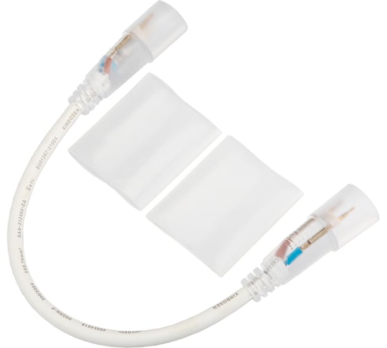 Изображение товара Коннектор для соединения гибкого неона Neon-Night 360, провод каучук, 20 см 134-009