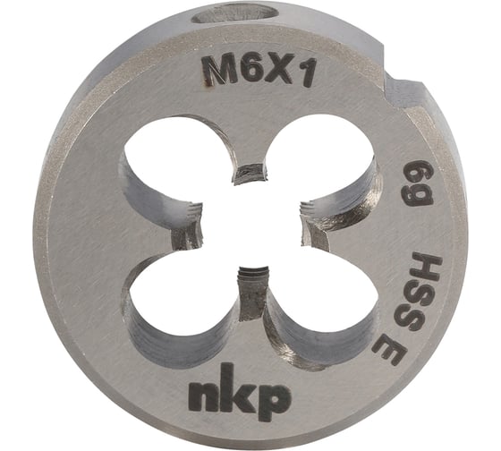 Изображение товара Плашка NKP М6 шаг 1.0мм DINEN22568 HSSE 6g 20х7мм 188001-N2-0060