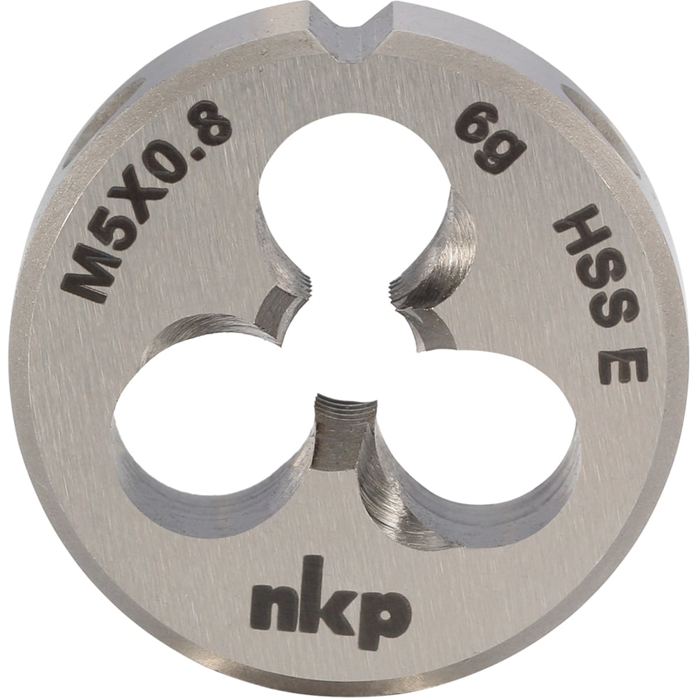 Изображение товара Плашка М5 шаг 0.8мм DIN EN 22568 HSSE для нарезания внутренней резьбы