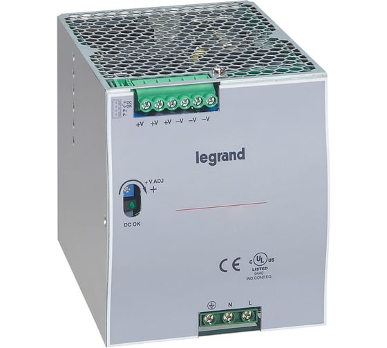 Изображение товара Импульсный источник питания Legrand 1фазный 48В 240Вт 5A 146643