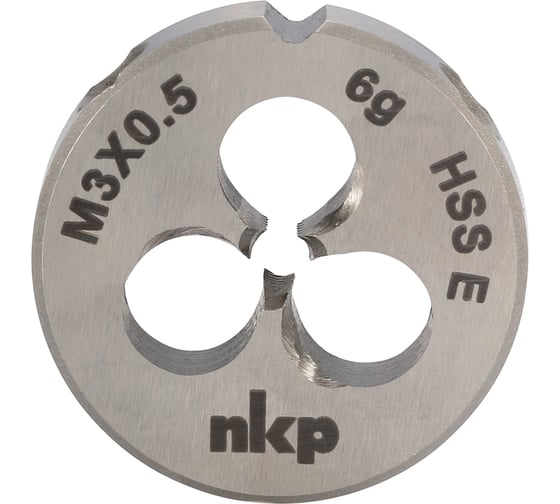 Изображение товара Плашка NKP М3 шаг 0.5мм DINEN22568 HSSE 6g 20х5мм 188001-N2-0030