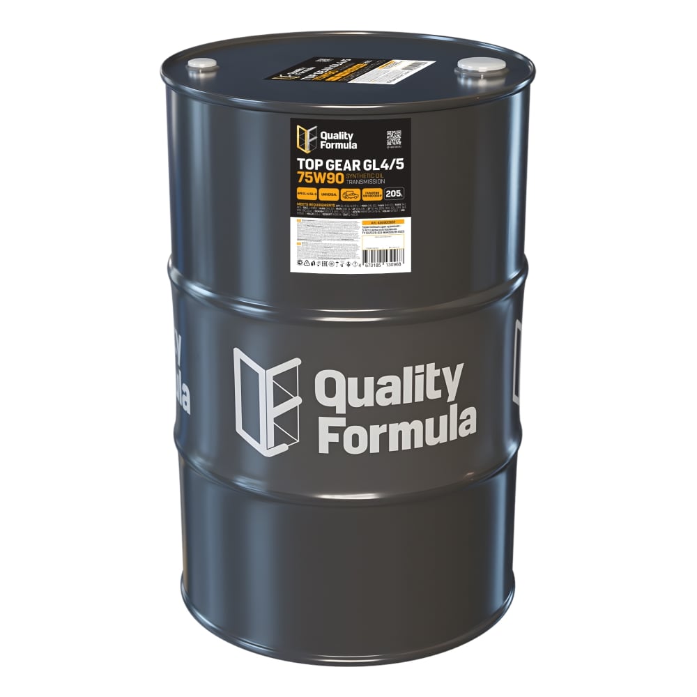 Изображение товара Трансмиссионное масло Quality Formula QF TOP GEAR GL4/5 75W90 205 л