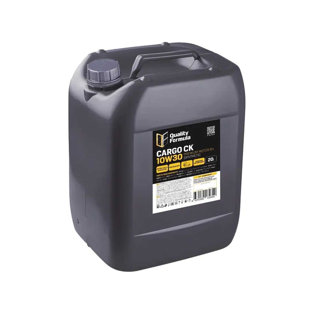 Изображение товара Моторное масло Quality Formula QF Cargo E6 5W30, 20л 430900043