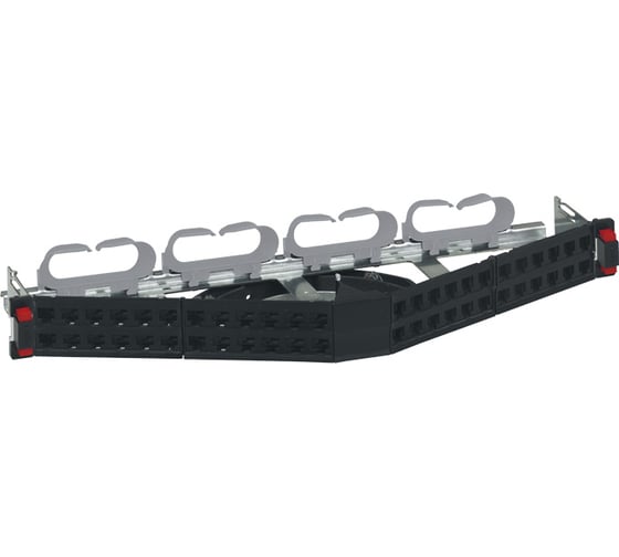 Изображение товара Патч-панель угловая неукомплектованная Legrand высокой плотности, 19'', 1U, на 48 коннекторов 033794