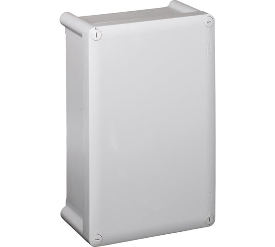 Изображение товара Коробка Legrand промышленная пластиковая IP55 IK07 RAL 7035 270x170x86 мм сплошная крышка 035970