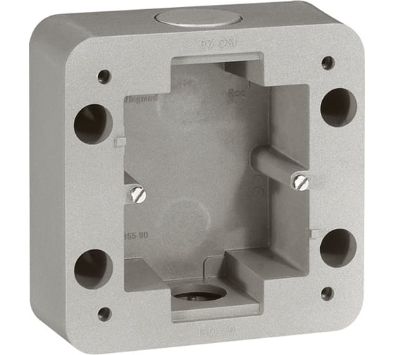 Изображение товара Коробка Legrand накладного монтажа 1 пост IK 10 110x110x45 мм Soliroc 077890