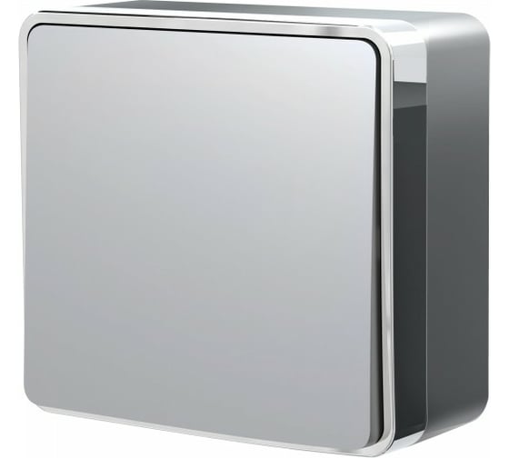 Изображение товара Проходной одноклавишный выключатель WERKEL Gallant серебряный W5012006 a052768