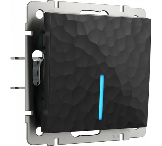 Изображение товара Одноклавишный выключатель WERKEL W1212108 проходной, с подсветкой a052056