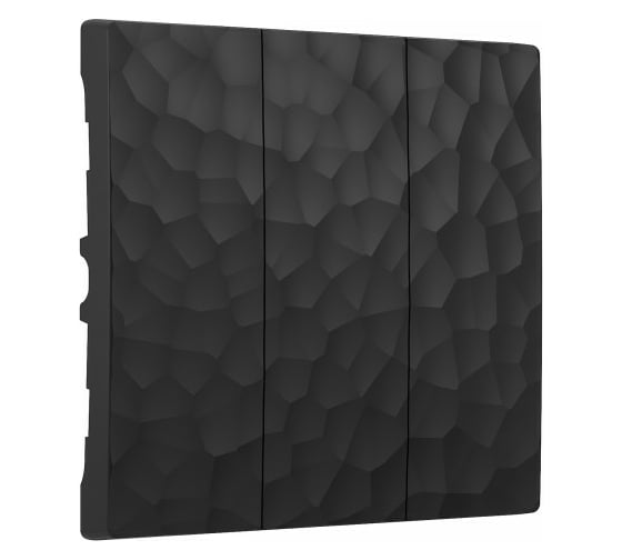 Изображение товара Набор клавиш для трехклавишного выключателя WERKEL hammer черный W1239008 a052063