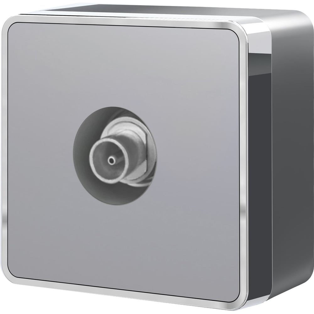 Изображение товара Оконечная ТВ-розетка WERKEL Gallant серебряный a052778