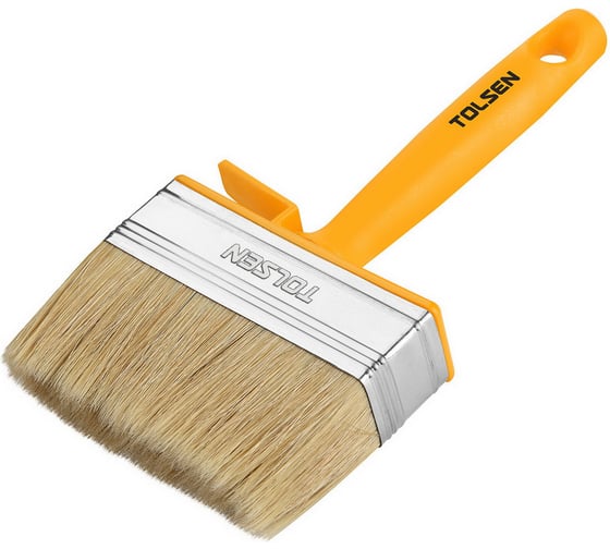 Изображение товара Кисть-макловица TOLSEN 140x40x51 мм, натуральная щетина, пласт. ручка 40040