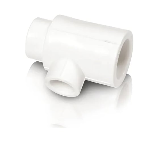 Изображение товара Коллектор Blue Ocean полипропилен 1 отвод - 40х20х1 осевое 100 мм PPRF/FCEUM-02(W)-40х20х1