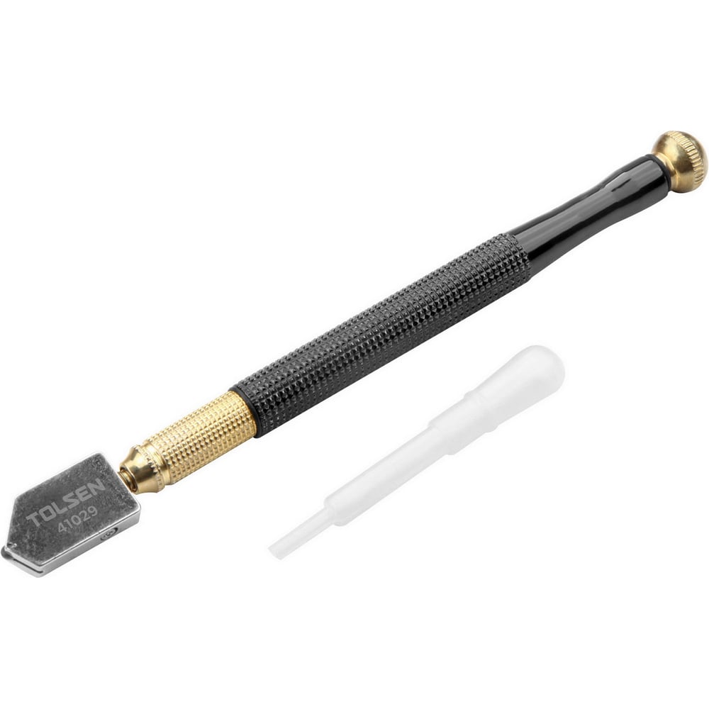 Изображение товара Стеклорез однороликовый TOLSEN 175 мм масляный для стекла 4-10 мм