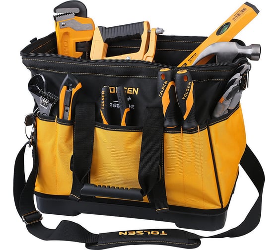 Изображение товара Сумка для инструмента TOLSEN Industrial, 16", пластиковое дно 80103