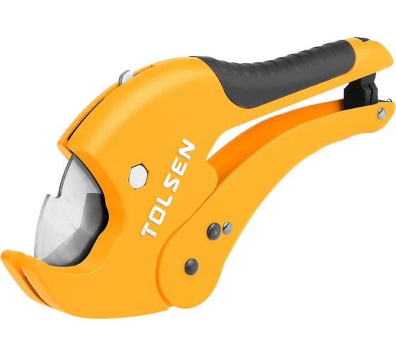 Изображение товара Труборез для пластиковых труб TOLSEN 3-42 мм, 225 мм, алюм. корпус, лезвие 3Cr13 33001