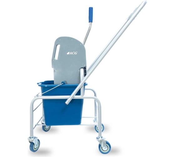 Изображение товара Тележка уборочная ACG 1 х 16л с отжимом, база хром 1028219