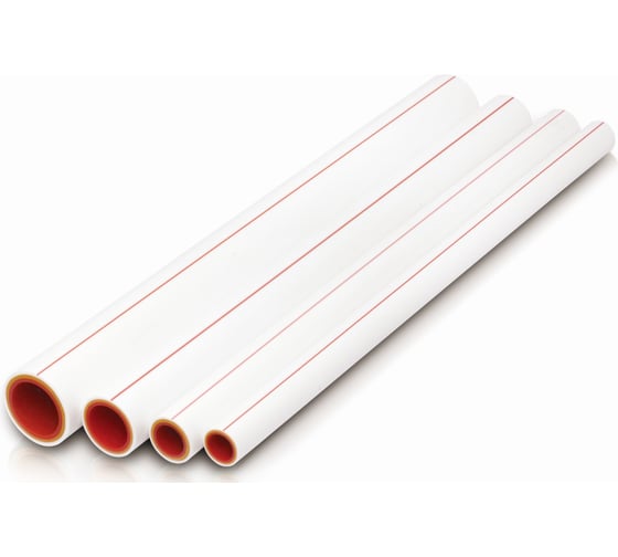 Изображение товара Труба Blue Ocean 25x3,5 полипропилен, армированная стекловолокном PN20 SDR 7,4 PPR-Fiber-G-HW(W)-25