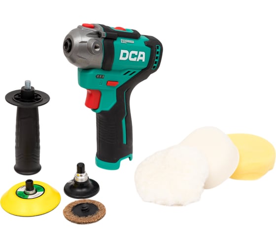 Изображение товара Аккумуляторная полировальная машина (мини) DCA без аккумулятора и ЗУ ADSP75 (TYPE Z)