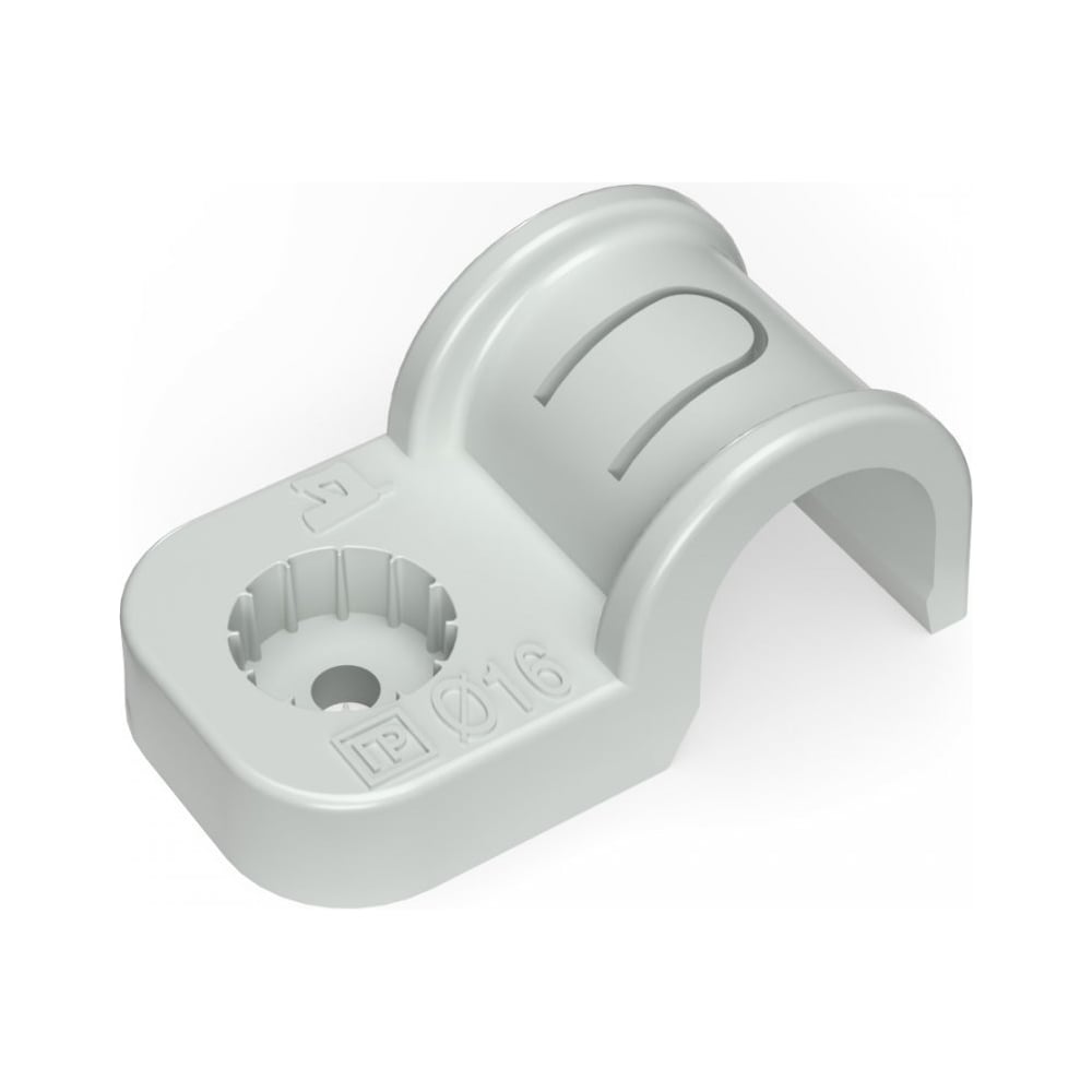 Изображение товара Крепеж-скоба пластиковая односторонняя Промрукав 16 мм 700 шт