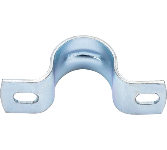 Изображение товара Двухлапковая скоба Рувинил d 16 мм, метал. оцинк., уп. 30 шт. С21416