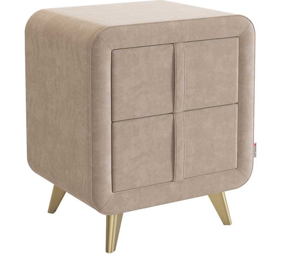 Изображение товара Тумба прикроватная Софи 2 капучино велюр TM-001.2.2170