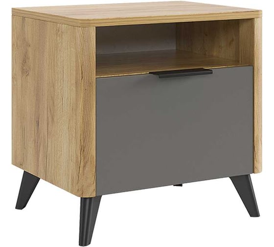 Изображение товара Тумба прикроватная Адам дуб крафт золотой/графит MSA-01.2564