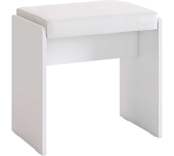 Изображение товара Пуф Гламур белый MDG-010.0133