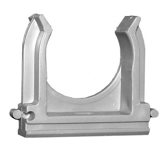 Изображение товара Клипса для трубы Рувинил d 63 мм, серый, 40 шт. К01163