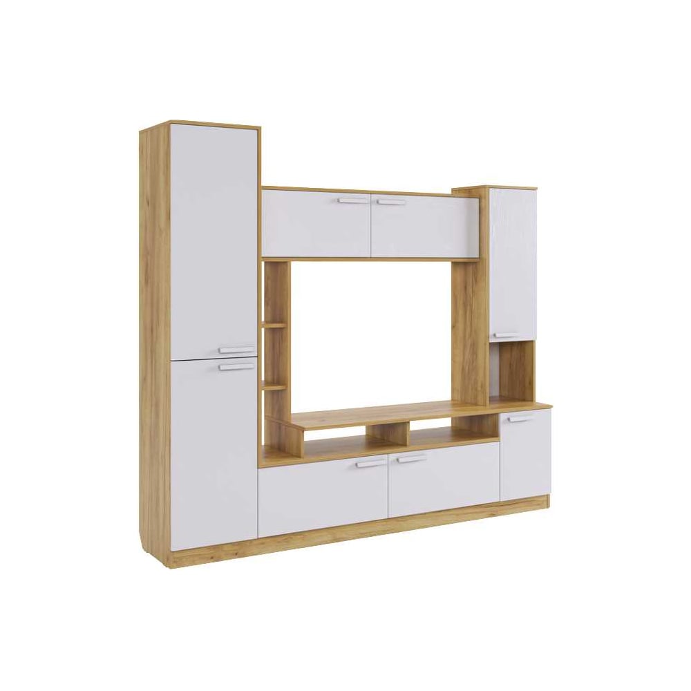 Изображение товара Мини-стенка Токио дуб крафт золотой/белое дерево CTV-010.2563