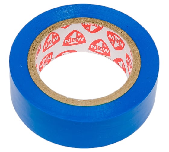 Изображение товара Огнестойкая изолента 1NEW синяя 130 мкм, 18 мм, 10 шт. ETF-181-BU