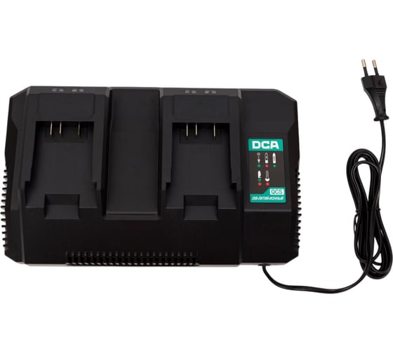 Изображение товара Двухпортовое зарядное устройство DCA 20В 4А FFCL2040-2