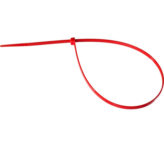 Изображение товара Цветные кабельные стяжки CIMCO обхват 5-76 мм, длина 280 мм, красный, 100 шт 18 1456