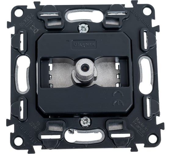 Изображение товара Розетка ТВ Legrand Valena IN'MATIC с разьемом F-типа, c топологией звезда 0-2400 МГц 753090