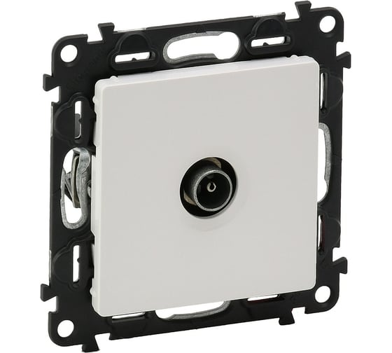 Изображение товара Розетка ТВ проходная Legrand Valena LIFE 1,5 дБ/14 дБ 0-2400 МГц С лицевой панелью Белая 753461