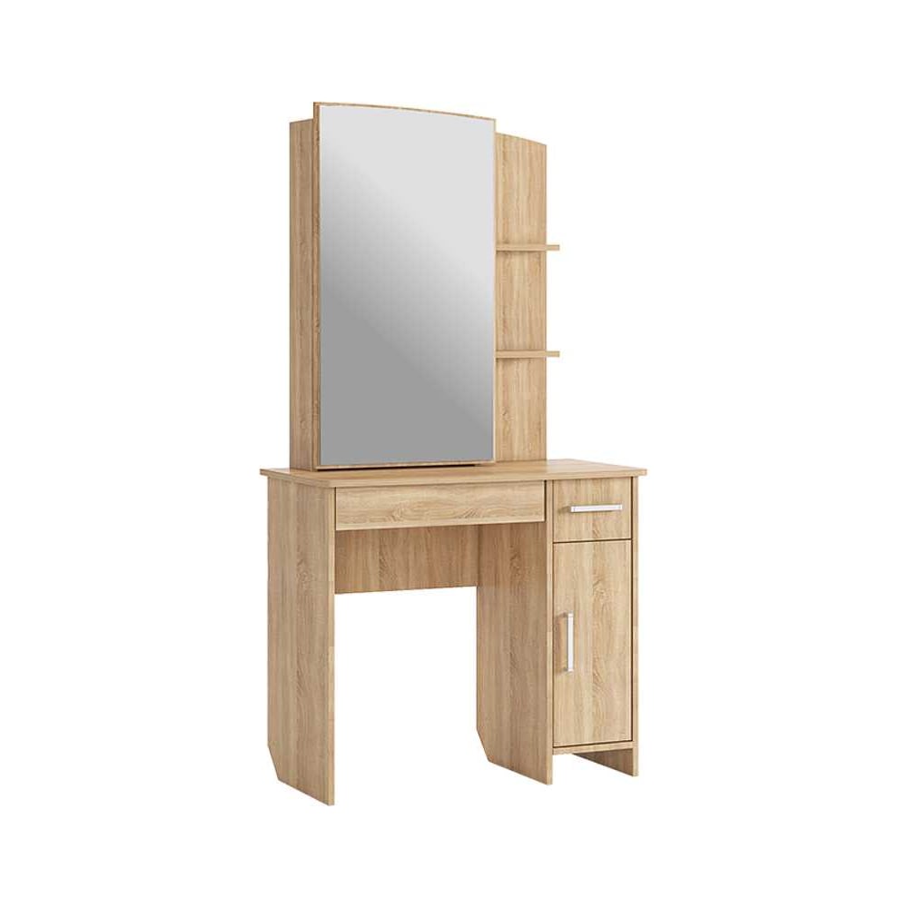 Изображение товара Трюмо Виктория-1 дуб сонома SPV-1.05.1544, стильное с зеркалом и двумя ящиками